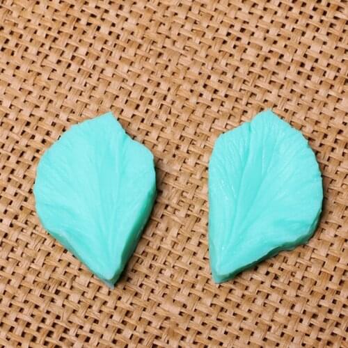 DIY Small Size Peony Leaf Sugar Fondant Silicone Moulds for Cake Decorations Baking and Pastry Tools for Cakes Bakeware S357