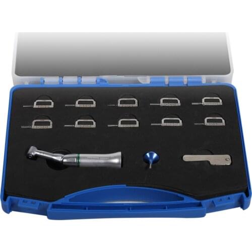 Dental 4:1 Contra Angle Handpiece Reciprocating Handpiece Interproximal Reduction Enamel Stripping Fits ISO E type