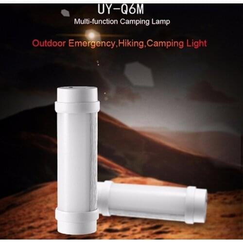 Camping Light Strong Magnetic Emergency Camping Lantern 1.6W Red/White Flashing LED Tent Light USB Rechargeable Camping Light