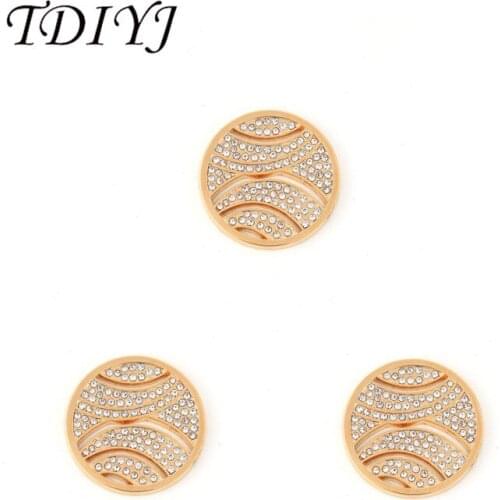 TDIYJ 1Pcs Hot Selling Gold Coin Disc for 25mm Coin Holder Pendant Necklace as Women Jewelry Gifts 1pcs