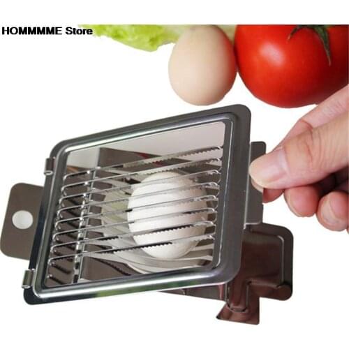 1pc Egg Cutter Stainless Steel Egg Slicer Strawberry Slicer Cutter Tomato Slicer
