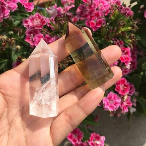 2Pcs Natural Crystal Gemstone Different High Quality Points Collectors Meditation Reiki Healing Chakra Home Decoration
