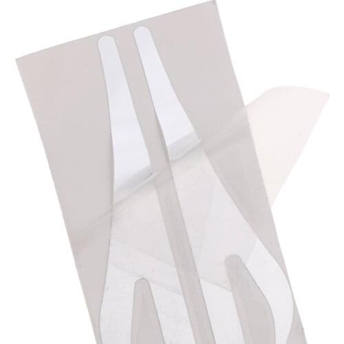 2 Pieces Pin Stripe Tape Vinyl Decal, Steamline Dual Line Car Stickers - 12x 9800mm, Blue & Silver