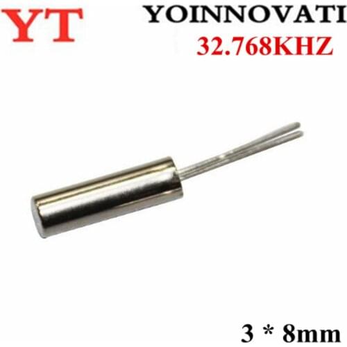 20PCS clock crystal (32768HZ) 32.768KHZ crystal oscillator 3 * 8mm Best quality