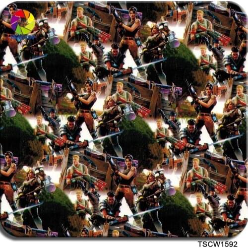 Free shipping TSAUTOP Size 0.5m x 2m/10m hydrographic dipping cartoon design water print film WDF1592