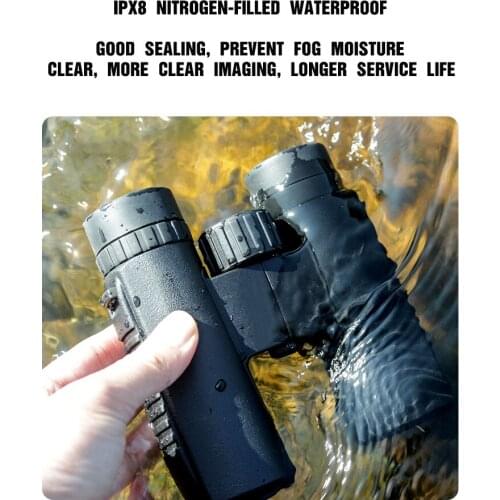 Super Telephoto Zoom Binoculares Profesionales Low Light Night Vision 10x26 HD Alloy Metal Waterproof Portable Outdoor Hunting