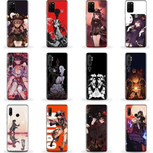 Genshin impact hutao Phone Case for SAMSUNG A 51 52 50 71 31 S 21 ultra 20fe plus XIAOMI redmi note 10 8 9 pro HUAWEI P30 40lite