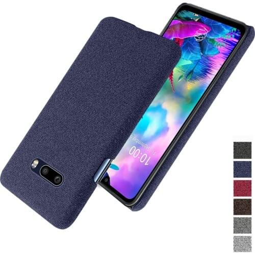 For LG G8X G8S V50S V50 V60 ThinQ V30 Coque Luxury Cloth Texture Fitted Phone Case For LG V40 V30S V30 G7 G8 THINQ Capa Funda