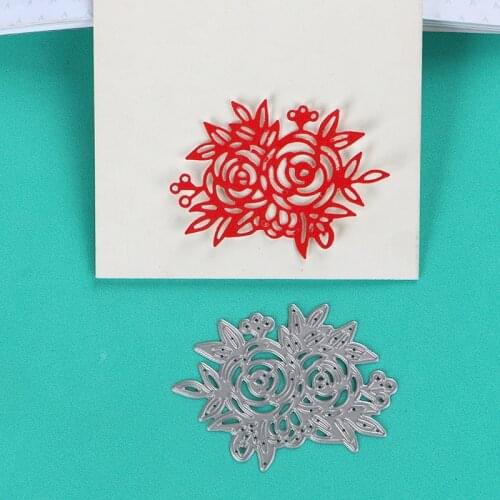 DUOFEN METAL CUTTING DIES flowers cutout rose stencil DIY Scrapbook Paper Album 2019 new