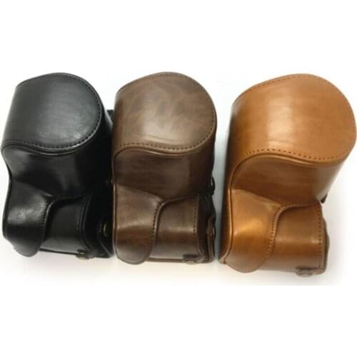 Leather Case Cover for So-ny A6400 Camera Video Bag PU Case Cover Fall Prevention Accessories