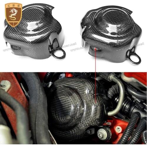 CSSYL Good Quality Real Carbon Fiber Fuel Pump Covers Fit For Ferrali 458 Berlinetta carbon fiber fuel tank covers Car Styling