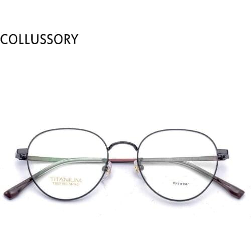 Small Round Glassess Titanium Eyeglasses Frames for Men Prescription Glasses Women Optical Circle Vintage Students Glasses New
