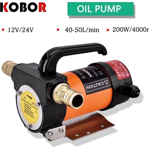 Mini Dc Electric Oil Pump 12v 200w 40l/min Oil Pump Diesel Kerosene Pump
