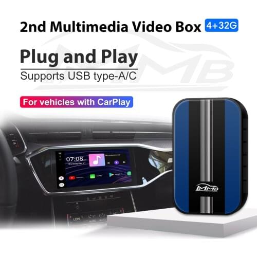 MMB Android Carplay Box For Mercedes Audi VW GMC RAM Kia Hyundai Android 9.0 Wireless Apple Carplay Car Auto Radio Accessories