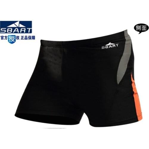 SBART genuine sharkskin fashion men boxer short trunks adult professional beach pants