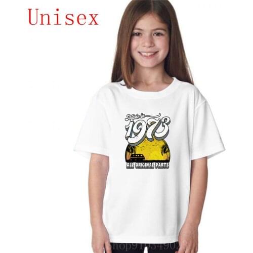 Made in 1973 All Original Parts kid clothes girls tshirt t shirt boys teen girls clothing nice cool popular fashionable
