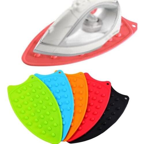 1pcs Silicone Flexible Ironing Blanket Heat-resistant Dotted Bubbled Portable Iron Rest Pads Ironing Board Pad Thickened