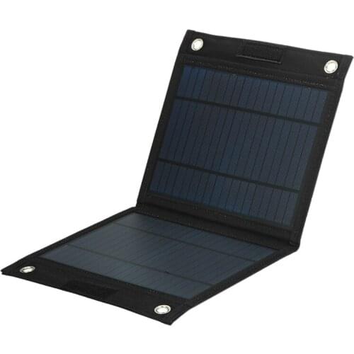 20W 18V Solar Panel Foldable Portable Solar Power Panel USB Interface Suitable for Outdoor Camping Travel