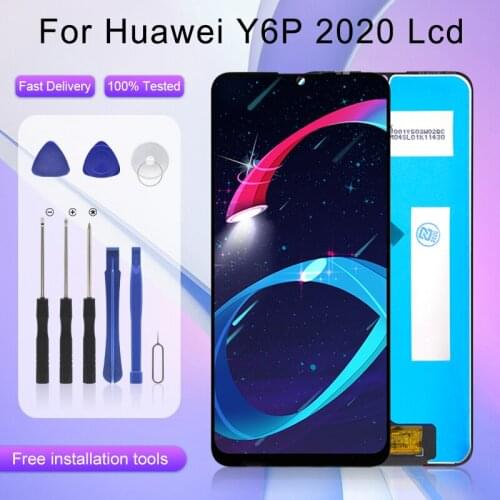 1Pcs For Huawei Honor 9A Lcd Touch Screen Replacement Digitizer Assembly For Huawei Y6P 2020 Display Free Shipping With Frame