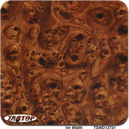 TAOTOP 1M*10M TSWD12721 Car Decoration Sale Wooden Pattern Hydrographics Film Water Transfer Printing Film