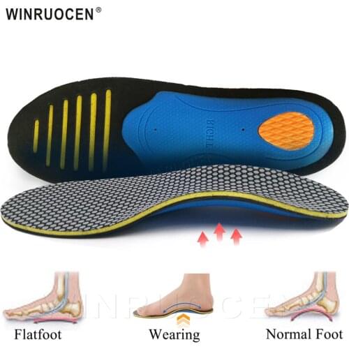 Premium Orthopedic Insoles Orthotics flat foot Health Sole Pad for Shoes insert Arch Support pad for plantar fasciitis Unisex