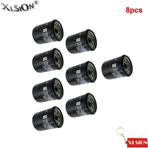 XLSION Aftermarket 8Pcs Oil Filter For Polaris 308 49 63 ATV Ranger Sportsman400 Trail Boss Magnum Scrambler500 Hawkeye 2x4/4x4