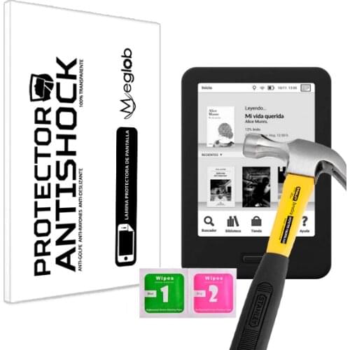Screen protector Anti-Shock Anti-scratch Anti-Shatter compatible with Tablet bq Cervantes E-Reader