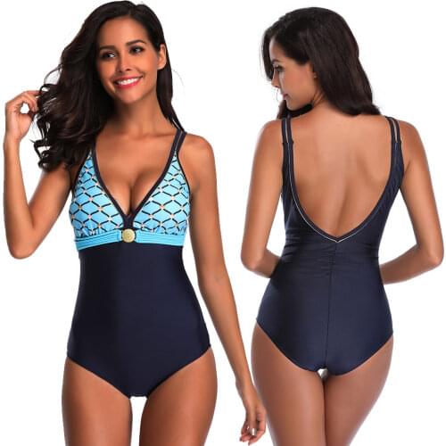 2020 New Mermaid One Piece Swimwear Women Plus Size 5XL Fish Patchwork Sport Swimsuit Big Large Sexy Backless Bathing Suit