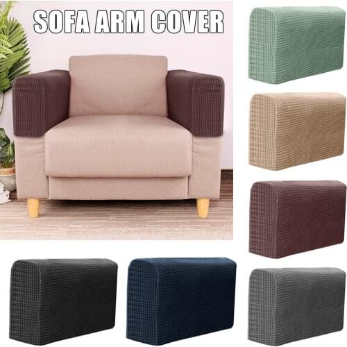 2 Pcs Sofa Furniture Armrest Covers Couch Chair Arm Protectors Stretchy for Home SDF-SHIP