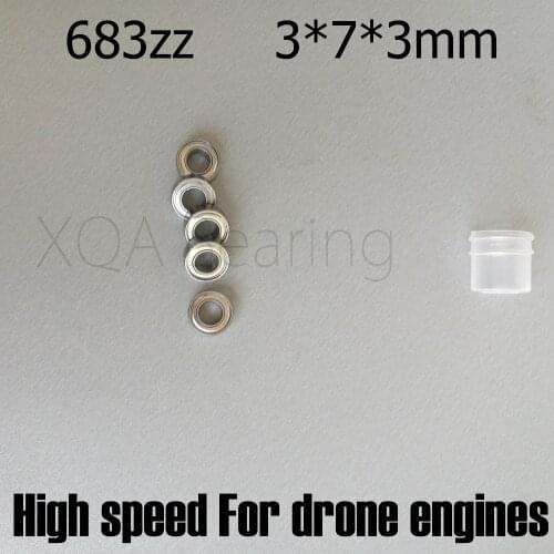 50PCS/LOT Ball Bearing 683 ZZ 683-2Z 683 2RS 683 2RZ 683 DDU 3x7x3 mm High speed For drone engines High quality Factory direct