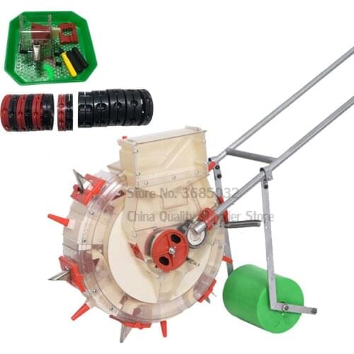 6 Beaks Artificial Seeder Seed Planter Machine/ Hand Seeding Machine/ Manual Seeder Machine Single 6 Openings with Accessories