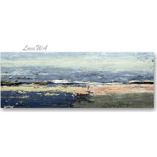 Large Size Unframed Oil Painting Canvas Wall Art Craft Handmade Abstract Paintings Hangings Picture For Living Room Decoration