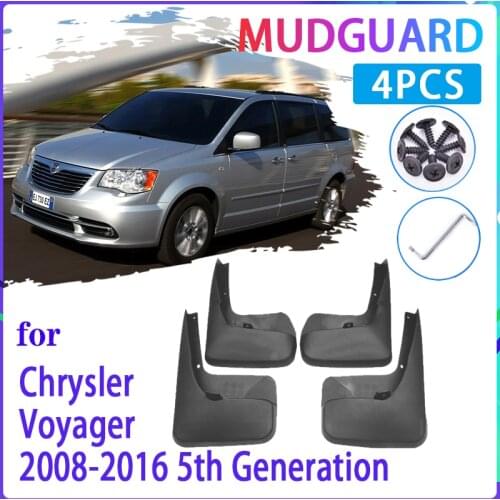 Car Mud Flaps for Chrysler Voyager 2008~2016 2009 2010 2011 2012 2013 Mudguard Splash Guards Fender Mudflaps Auto Accessories