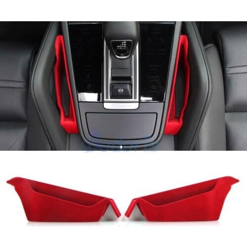 Central Water Cup Holder Armrest Glove Storage Box Console Organizer Tray Car Styling 2018 2019 For Porsche Cayenne Accessories