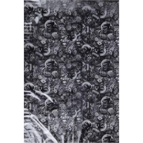 Hydrographic Film - Water Transfer Printing - Hydro Dipping - Rolling Bones - 1 Meter