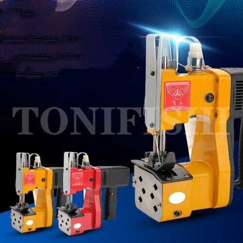 GK9-730 portable small electric sewing bag, woven bag, sealing and packing hand-held sewing machine