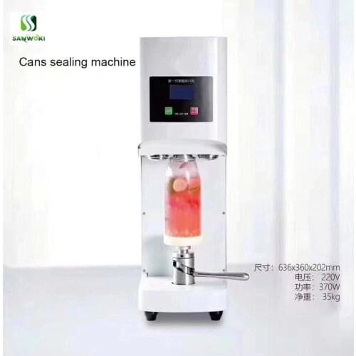 Commercial canning machine cans sealing machine milk tea coffee bubble drink bottle sealing cup Beverage sealing machine