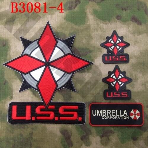 Embroidery patch Umbrella Corporation U.S.S Big Back Of The Body Suit (BK)