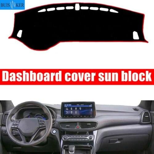 Car Dashboard Cover For Hyundai Tucson 2019 Dashmat Pad LHD Dashboard Cover Carpet Dash Mat Sun Shade
