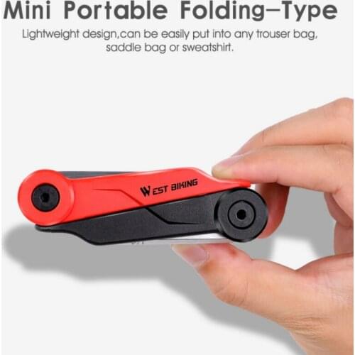 Multifunction Bicycle Pocket Portable Cycling Allen Fix Touring Repair Tools Kit Hex Spoke Screwdriver Wrench Tool MTB Mountain