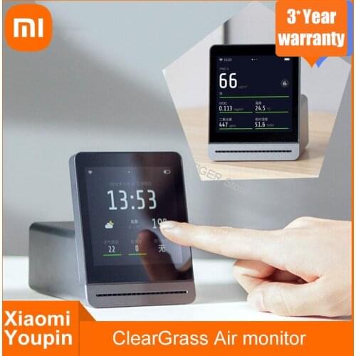 Xiaomi ClearGrass Air monitor Retina Touch IPS Screen Mobile Touch Operation Indoor Outdoor Mijia Air Detector