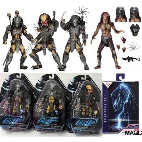 The Predator Lab Escape Fugitive Predator Action Figure Masked Scar Predator AVP Alien vs Predator Celtic Scar Predator Figure