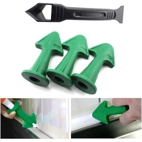 NEW Remover Caulk Finisher Sealant Smooth Scraper Grout Tools Set Glue Nozzle Cleaning Tile Dirt Tool Spatula Glue Shovel