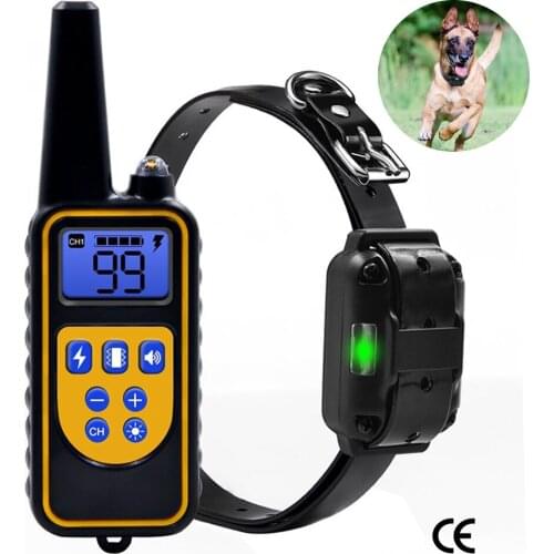 CE Certification Dog Training Collar Waterproof Rechargeable LCD Display Electric Dog Trainer With Remote Controller Pet Supply