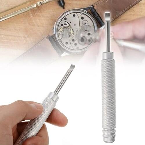 Watch Back Cover Case Opener Screw Wrench Watchmaker Watch Battery Change Steel Pry Knife Handle Clock Watch Repair Tool