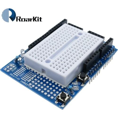 UNO Proto Shield prototype expansion board with SYB-170 mini breadboard based For ARDUINO UNO ProtoShield
