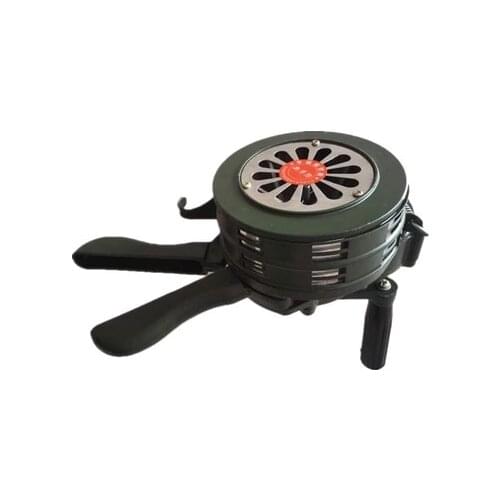 Safurance Green Aluminium alloy Crank Hand Operated Air Raid Emergency Safety Alarm Siren Home Self Protection Security