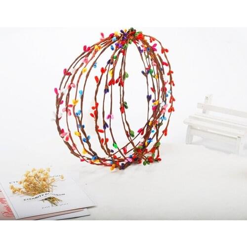 10Colors available length 40cm diy pretty pip berry stem for floral arrangemanet crafts wedding garland decoration accessories