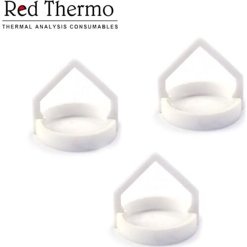 100μl ceramic sample pan/Stirrup for 957329.903 TA DTGA/Q5000 Thermal analysis crucibles DSC crucibles Red Thermo1pc/lot