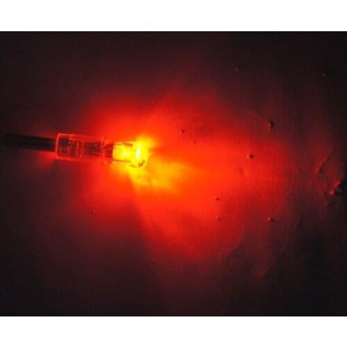1PK red color automatically X 5.3 lighted arrow nocks for compound bow carbon arrows OD 5.3mm